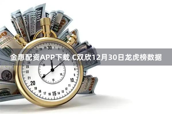 金惠配资APP下载 C双欣12月30日龙虎榜数据