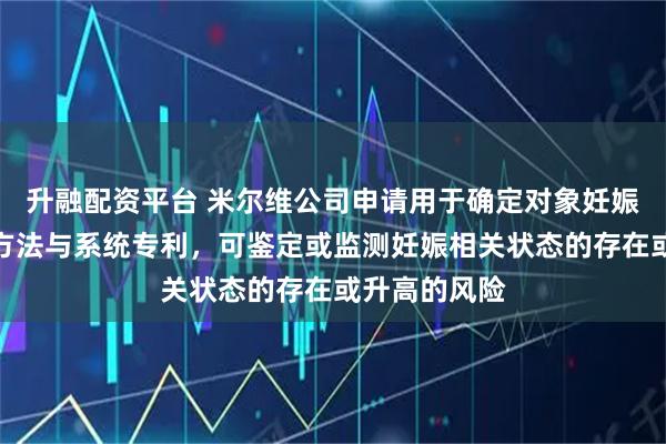 升融配资平台 米尔维公司申请用于确定对象妊娠相关状态的方法与系统专利,可鉴定或监测妊娠相关状态的存在或升高的风险